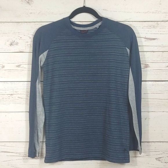 BURNSIDE Long Speed Cotton Polyester Tee - Picture 1 of 4